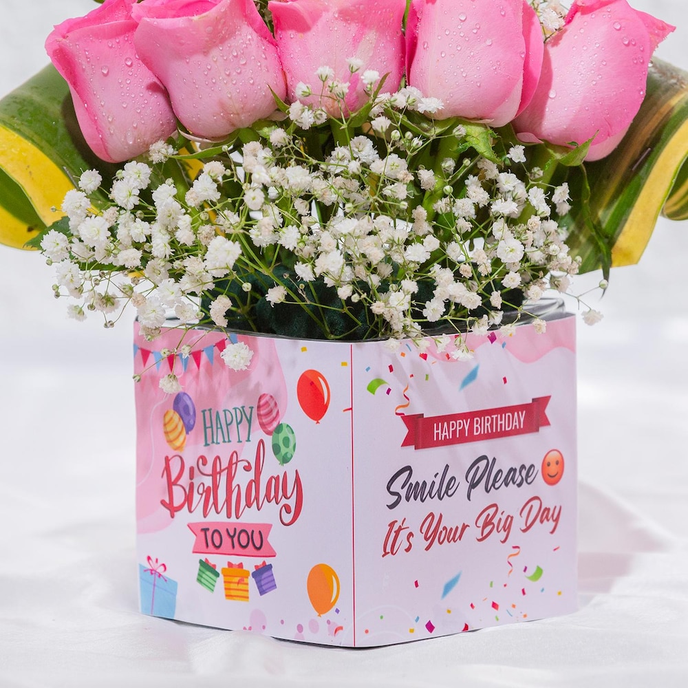 Exquisite Mix Roses Arrangement | Cake2homes