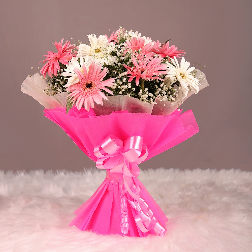Blooming Pink Gerbera | Cake2homes