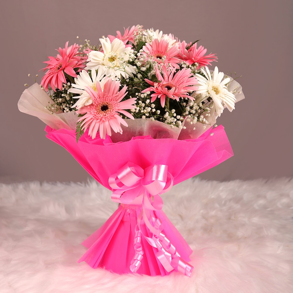 Blooming Pink Gerbera | Cake2homes