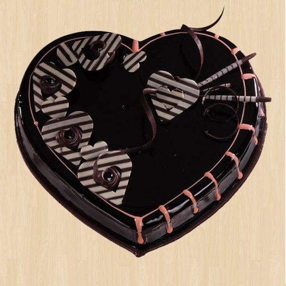 Heart Chocolate Cake