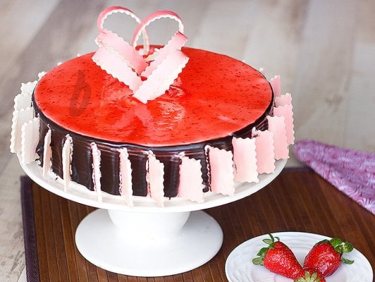 Chocolate Strawberry cake