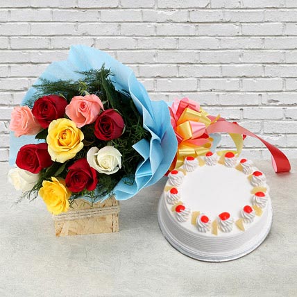 10 mix roses pineapple cake 500gm