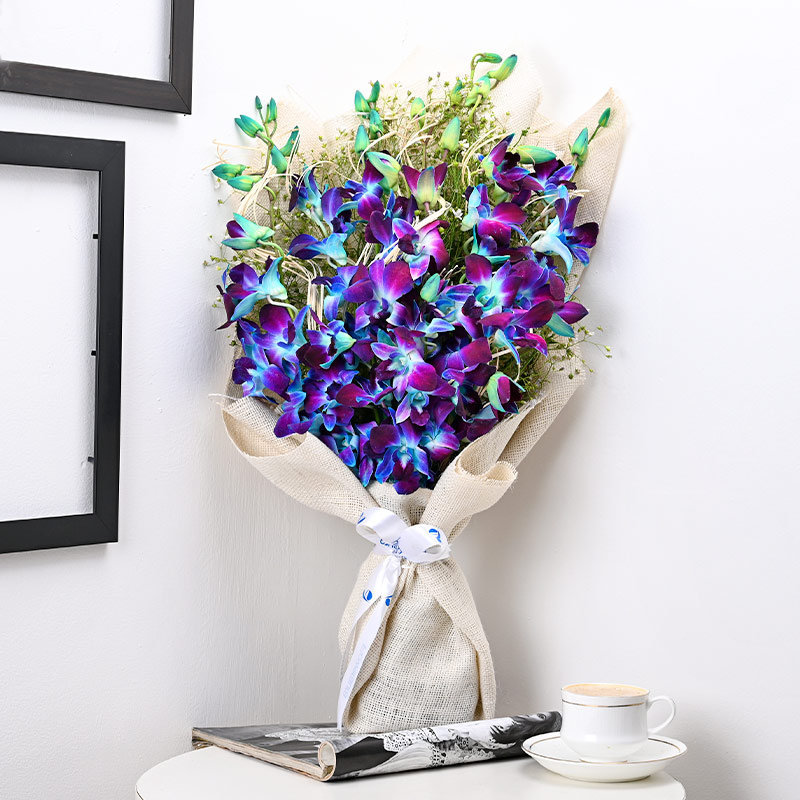 Orchid Enchantment Jute Bouquet