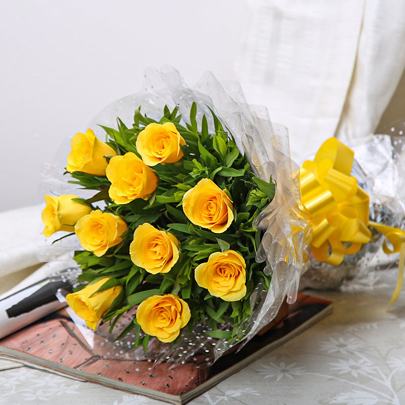 Vibrant Yellow Rose Bouquet Vibrant Yellow Rose Bouquet