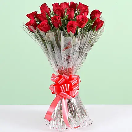 Romantic Red Roses Bouquet