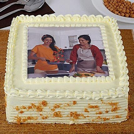 Tempting Butterscotch Photo Cake
