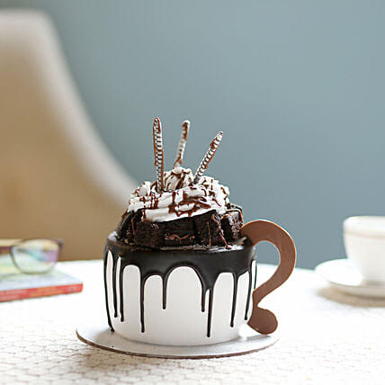 Frosty Mug Designer Chocolate Cake