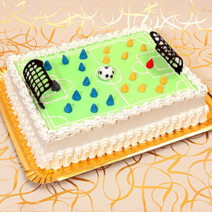 Football Field Chocolate Cake