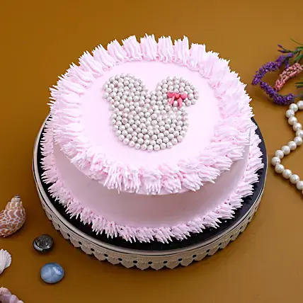 Minnie Mouse Theme Pineapple Cake