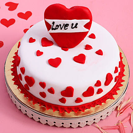 Love U Hearts Designer Cake Love U Hearts Designer Cake