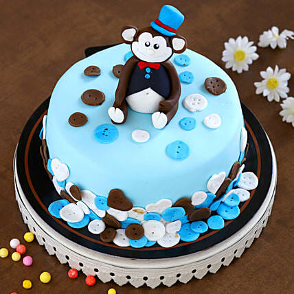 Adorable Monkey Chocolate Truffle Cake Adorable Monkey Chocolate Truffle Cake