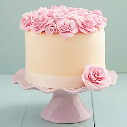 Decadent Floral Chocolate Cake