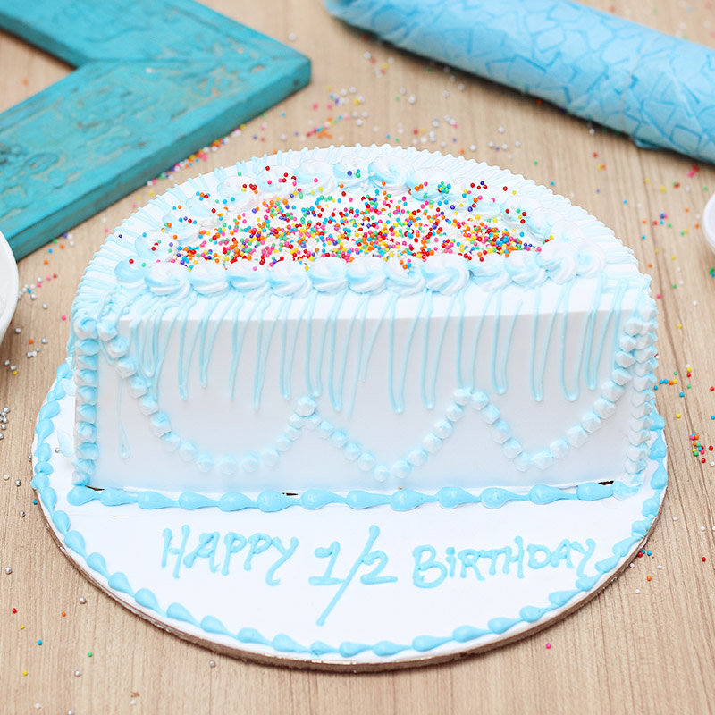 Half Birthday Cake