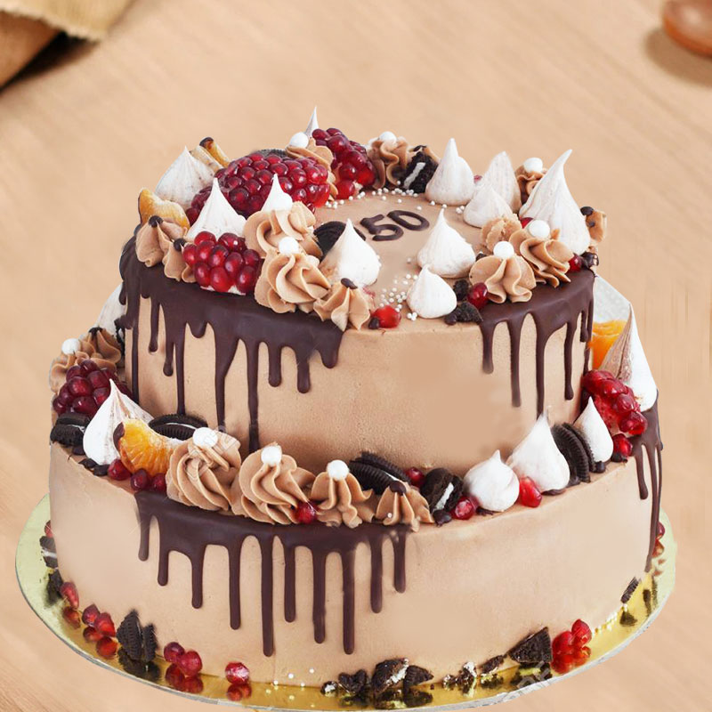 Two Tier Choco Cake Two Tier Choco Cake