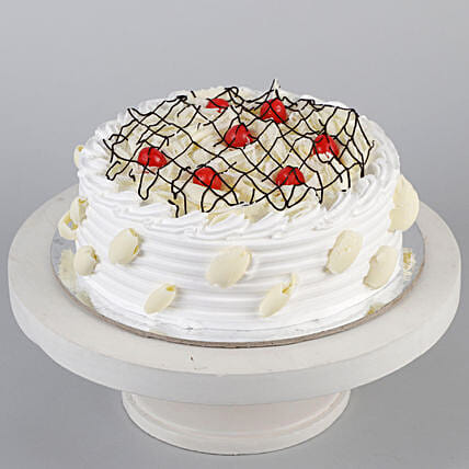 Decadent White Forest Cake- Half Kg