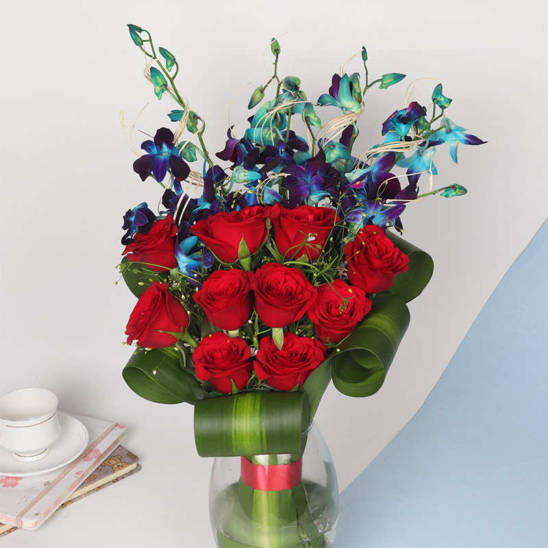 Rose And Orchid love bouquet