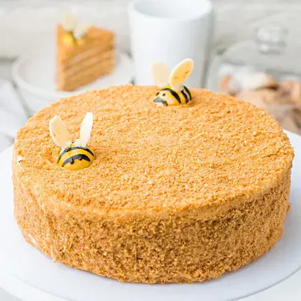 Honey Bee Butterscotch Cake Honey Bee Butterscotch Cake