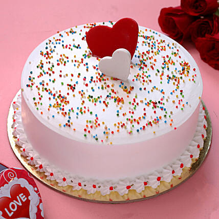 Sprinkle of Joy Vanilla Cake