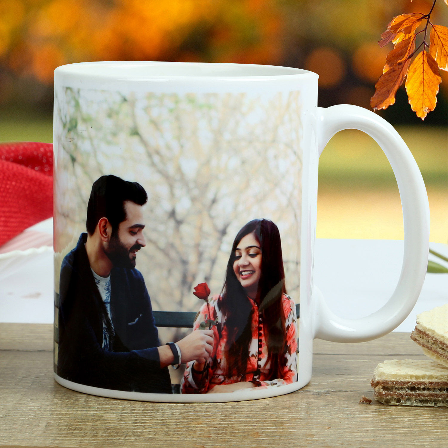 Personalised White Mug For Couples