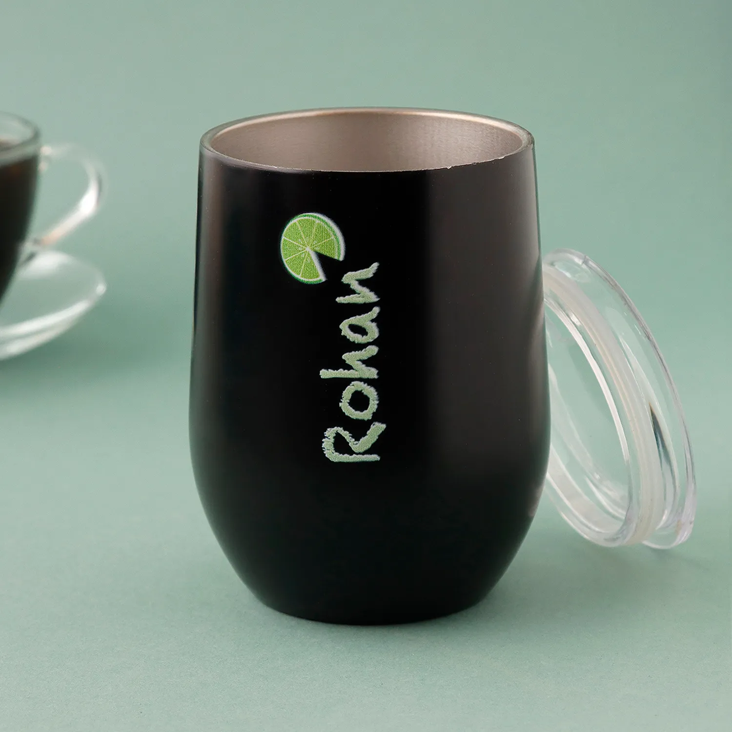 Personalised Black Mug