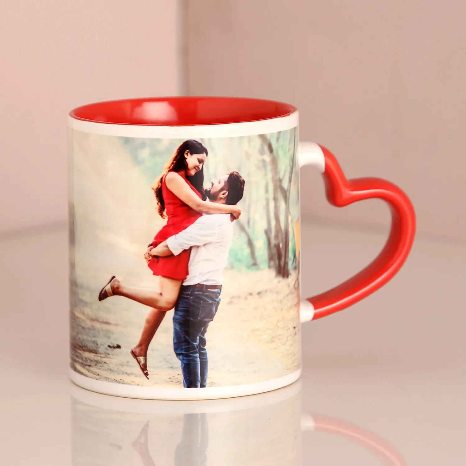 Personalized Red Ceramic Mug