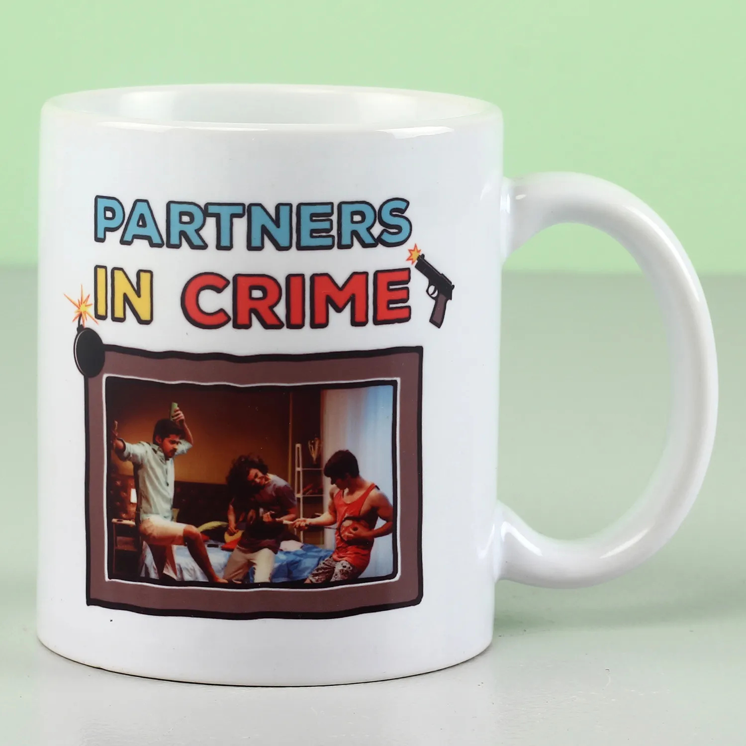 Personalised Partners In Crime Mug Personalised Partners In Crime Mug