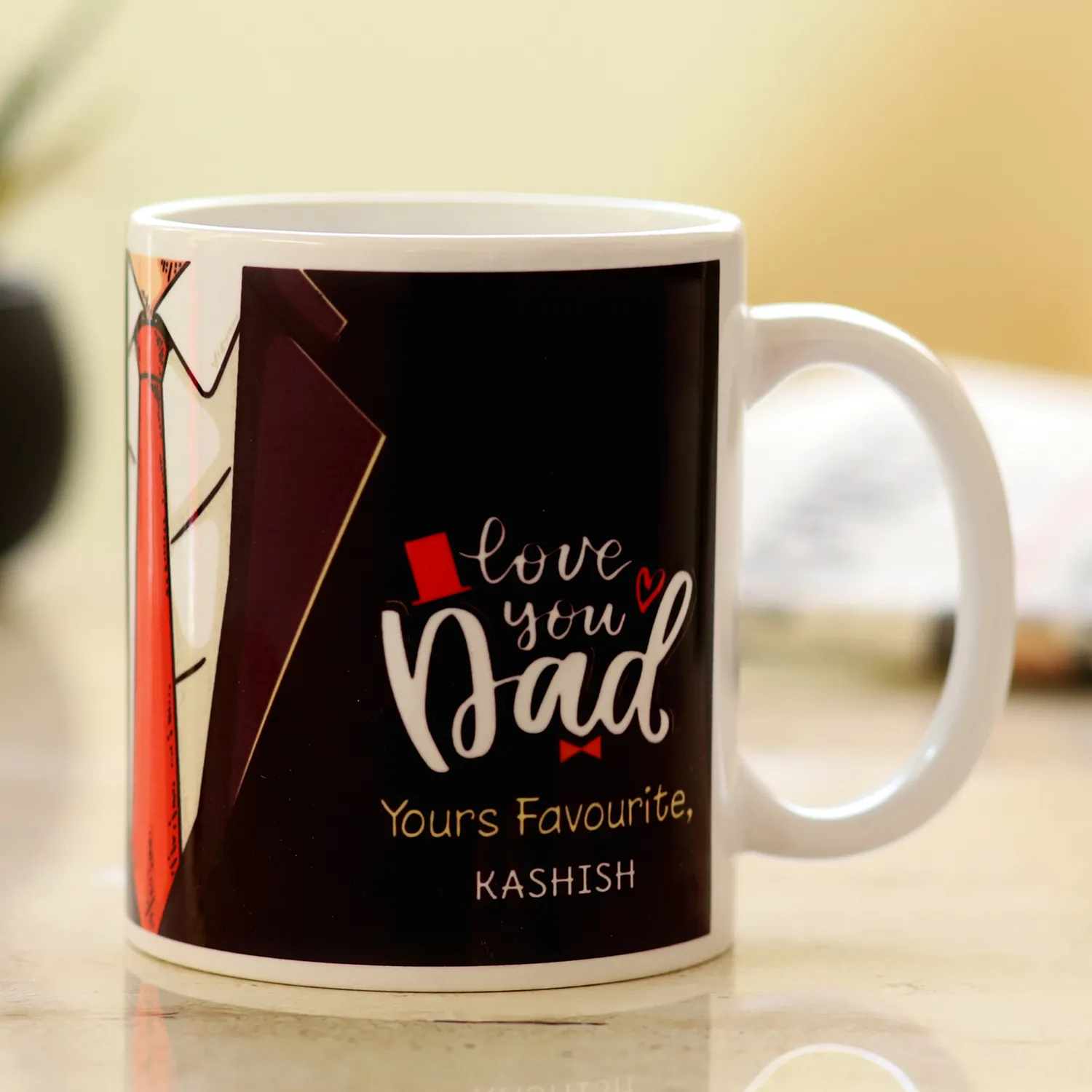 Personalised Love You Dad Mug Personalised Love You Dad Mug