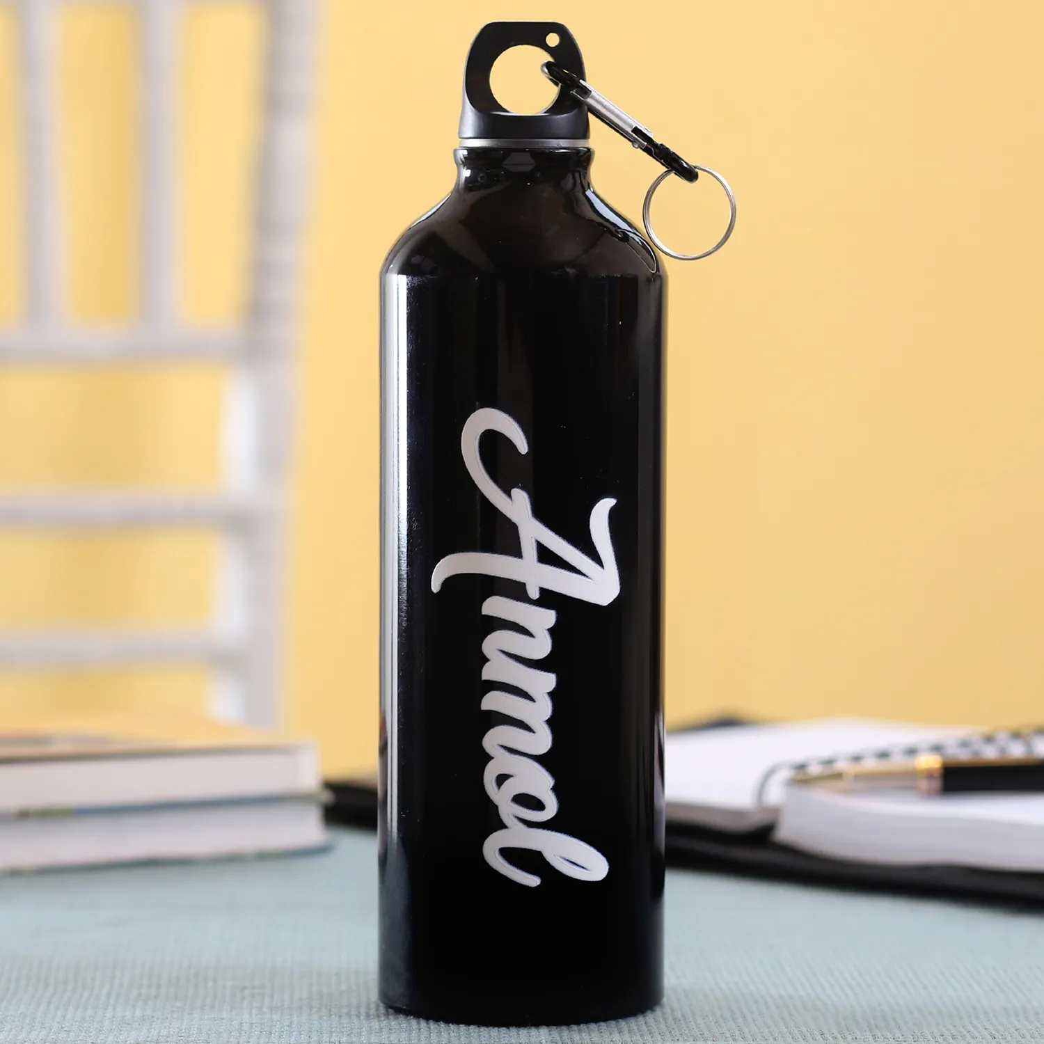 Personalised Black Name Bottle Personalised Black Name Bottle