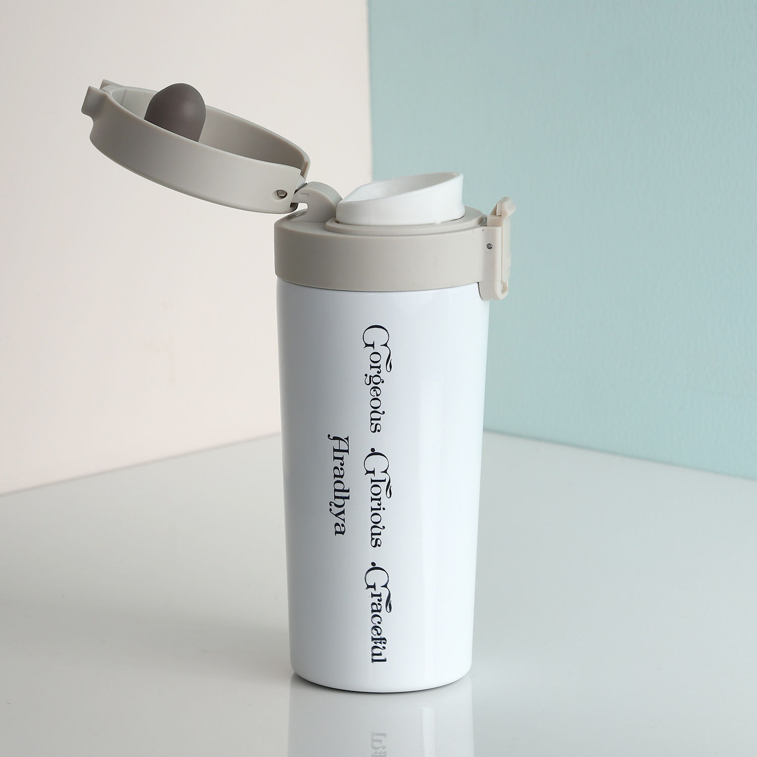Personalised White Name Tumbler