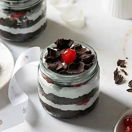 Black Forest Cream Cake Jar Set of 2 Black Forest Cream Cake Jar Set of 2