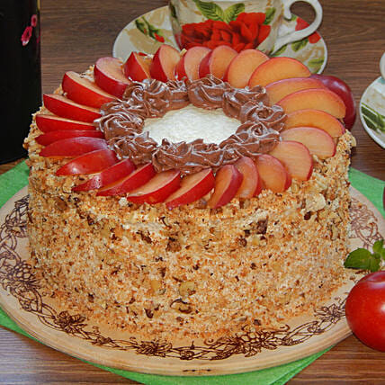 Fruit Walnut Designer Cake-