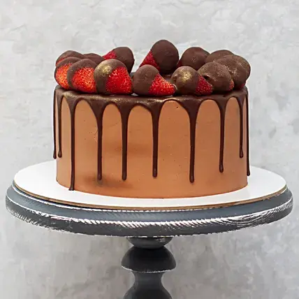 Luscious Chocolate Cream Cake