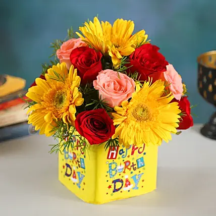 Happy Birthday Floral Beauty Arrangement