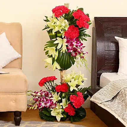 Orchids & Carnations Floral Arrangement Orchids & Carnations Floral Arrangement