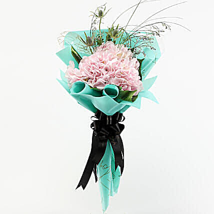 Blissful Pink Hydrangea Bouquet