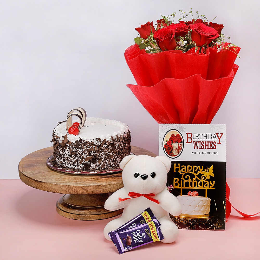 Red Roses Romantic Gift