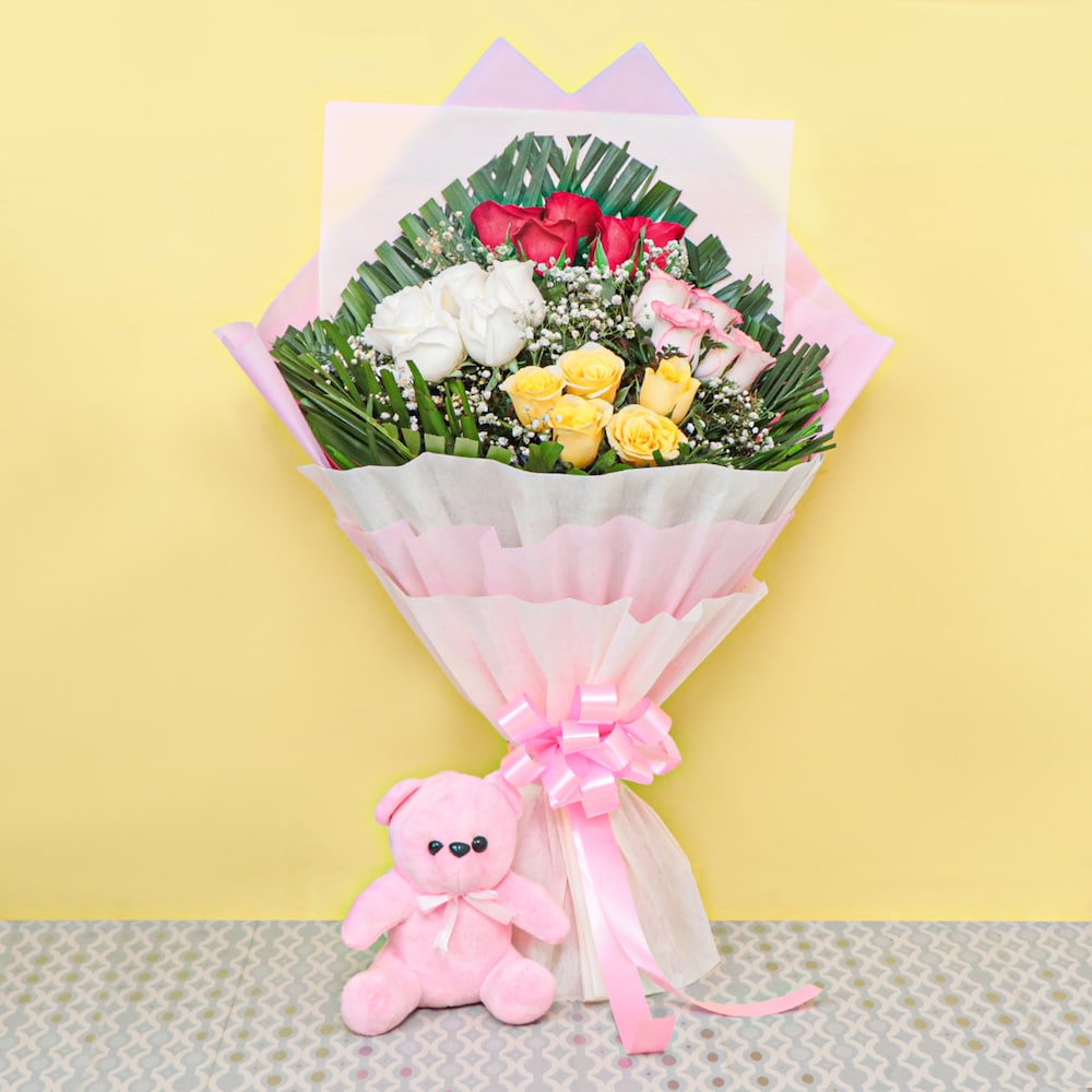 Sweet Roses Bunch Combo